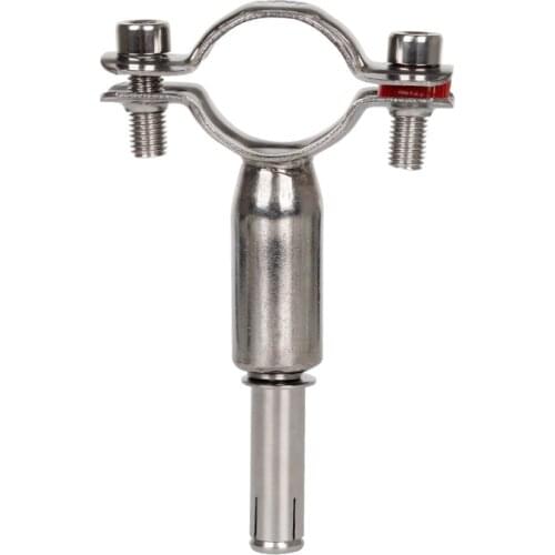 304 Stainless Steel Snap Joint Tube Support Expansion Screw Pipe Clamp Hoop Pipe Clamp Water Pipe Clamp Sub Fixed Pipe Clamp