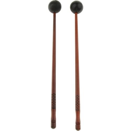 2pcs Finest Percussion Mallets Beaters Music Education Yoga Meditation Exquisite Craftsmanship for Lotus Drum Handpan Parts