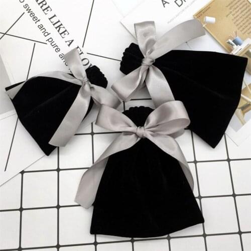 20pcs/lot high-end jewelry velvet bag, Valentines day gift bag, portable jewelry storage bag, jewelry beam pocket