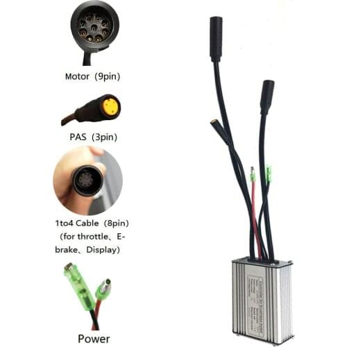 48V 36V 15A Electric Bicycle Controller for 250W 350W Brushless Motor Waterproof e bike Controller KT System Low-level