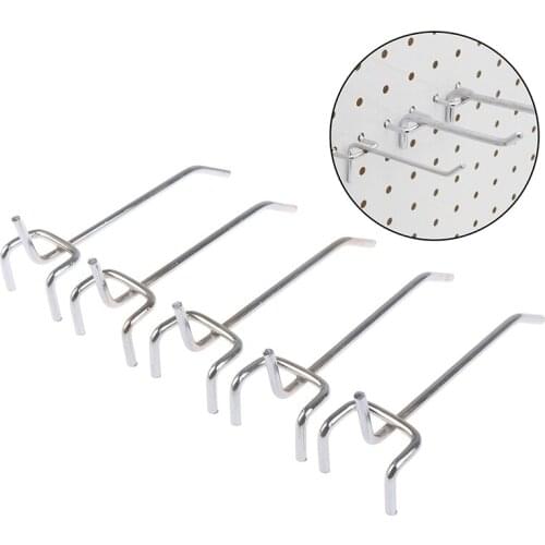 5 pcs 10CM Hook Panel Perforated Wall Storage Garage Workshop Fixing