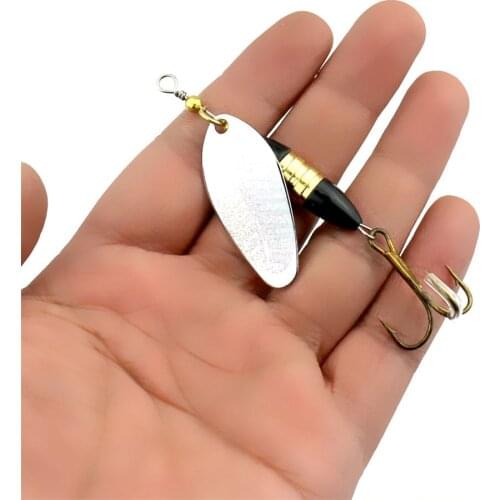 5PCS Fishing Lure Metal Sequins Bait Minnow Pike Hard Bait85mm18g Artificial Crank baits Spin fine-tuning Wobbler jig carp Bait