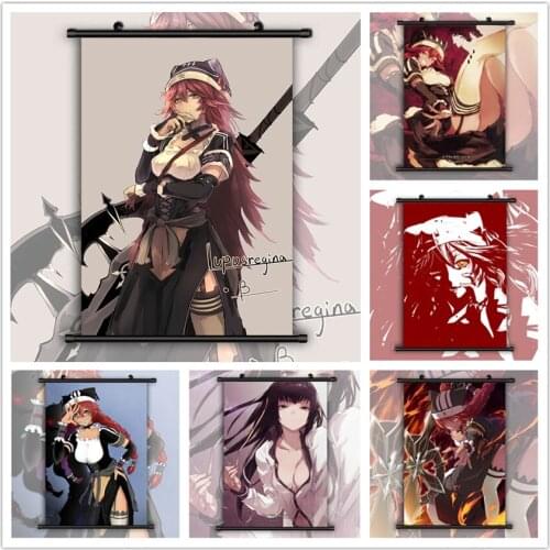 WTQ Anime Posters Overlord Lupusregina Beta Narberal Gamma Wall Decor Canvas Painting Wall Art Picture Room Decor Home Decor