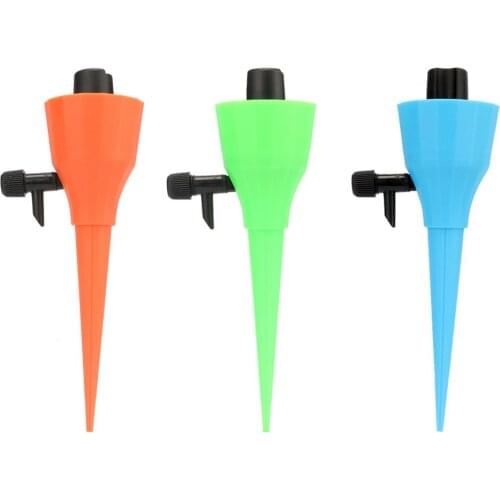 Adjustable Automatic Watering Dripper Home Garden Office Lazy Plant Watering Device Spiked Plant Flower Self Drop Waterer 2 Pcs