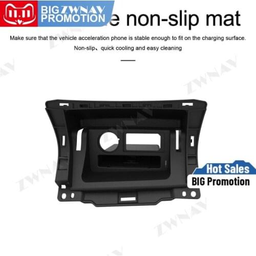 QI car Fast wireless charger For ROEWE RX5 new energy 2017-2018 Fast Wireless Charging Car Phone Holder for iphone/Samsung