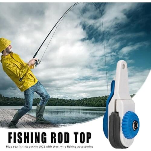 White + Blue Nylon Fishing Outrigger Downrigger Release Clip Trolling Line Release Clip L 62x26x19mm/2.44*1.02*0.75"
