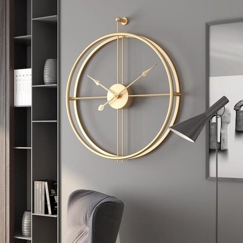 55cm Large Silent Wall Clock Modern Design Clocks for Home Decor Office European Style Hanging Wall Watch Clocks