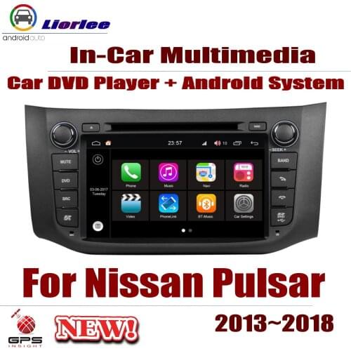 For Nissan Pulsar (C12) 2013-2018 Car Android Player DVD GPS Navigation System HD Screen Radio Stereo Integrated Multimedia