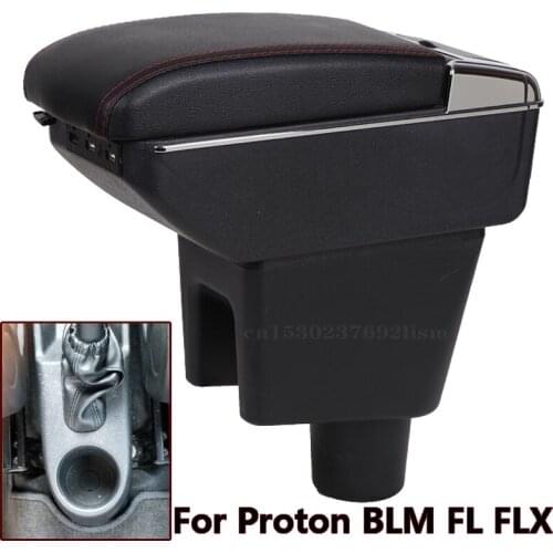 For PROTON FLX/FL/BLM Universal Car Central Armrest Storage Box Cup Holder Ashtray Modification Accessories