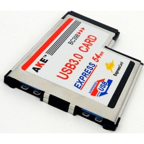 Express card 54mm to usb 3.0 3 ports free shipping
