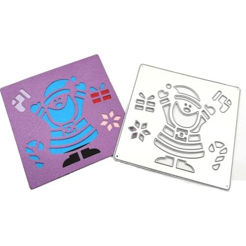 Julyarts Christmas Father Embossing Folder Cutting DiesFor DIY Scrapbooking Photo Album Decorative Embossing DIY Paper Cards