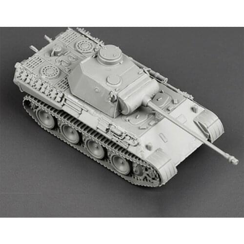 Mini Plastic German Heavy Tank 1/144 Scale Model Kit Building Model Toys for Kids Mini Decoration
