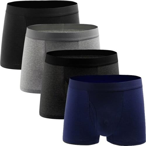 Male panties 4pcs/lot Cotton Boxers Panties Comfortable Breathable Mens Panties Underwear Trunk Brand Shorts Man Boxer