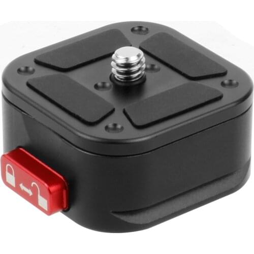 NEW-Quick Release Plate Clamp Mount Plate Board with 1/4 Screw for Camera Monitor Fill Light Stabilizer Tripod Adapter