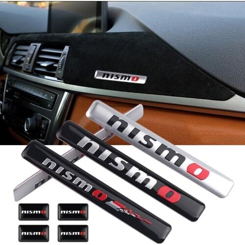 New 5Pcs NISMO Motorsport Car Decoration Car Sticker Decal for Nismo Nissan Qashqai Juke X-trail Tiida Teana Car styling