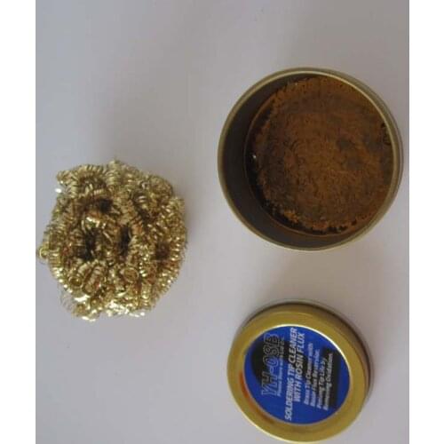 Yihua YH-08B Brass Tip Cleaner with Rosin Flux for Soldering Iron Tip Cleaning