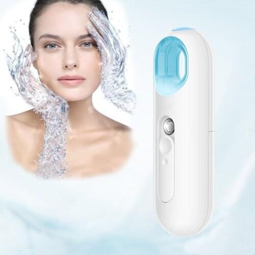 Portable Nano Humidifier Electric Face Steamer Cooling Mist Sprayer Cold Steam Spray Mister Skin Moisture Machine Beauty Device