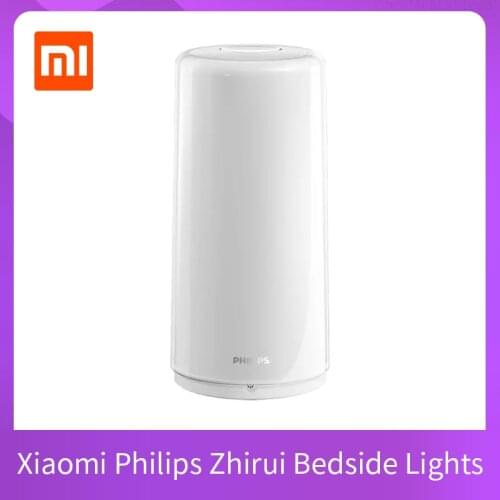 Xiaomi Mijia Philips Zhirui Bedside Lights Smart LED Table Lamps Indoor USB Charging Night Light Bedroom Desk Light APP Control