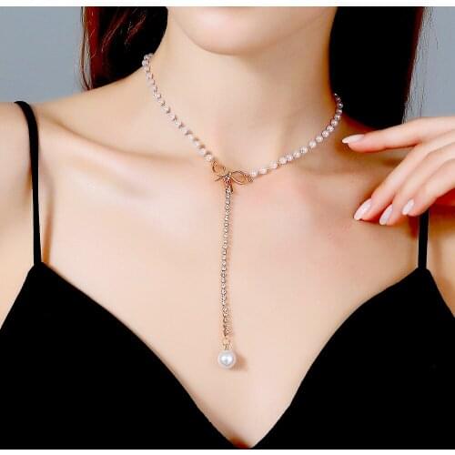 SROMAY Pearl Necklaces For Women