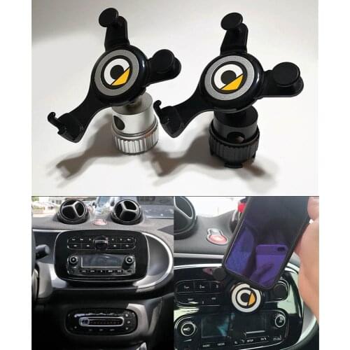 Universal Navigation GPS Bracket Car Phone Holder For Mercedes-Benz Smart Fortwo 453 15-19