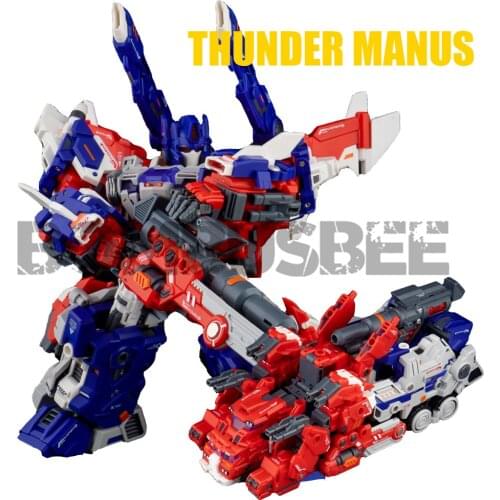 【IN STOCK】Action Figure Robot Transformation Master Made SDT-07 Thunder manus God Ginrai w/ Apex Armor Deluxe Ver Gift Toy Model