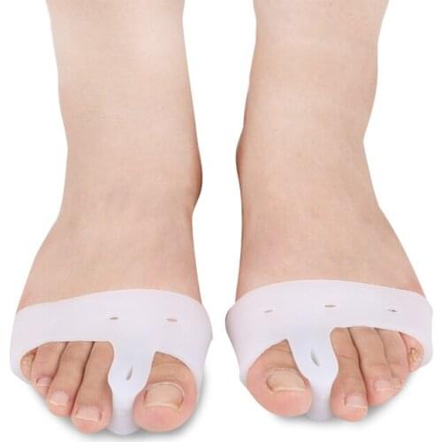 2pcs silica Big foot thumb valgus toe separator hallux valgus correction device big foot bone orthotic device