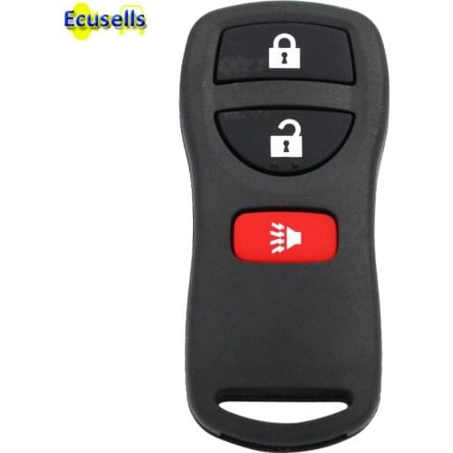 3 buttons Transmitter keyless fob key blank remote case shell for Nissan Armada Frontier Murano Pathfinder Quest Titan Xterra