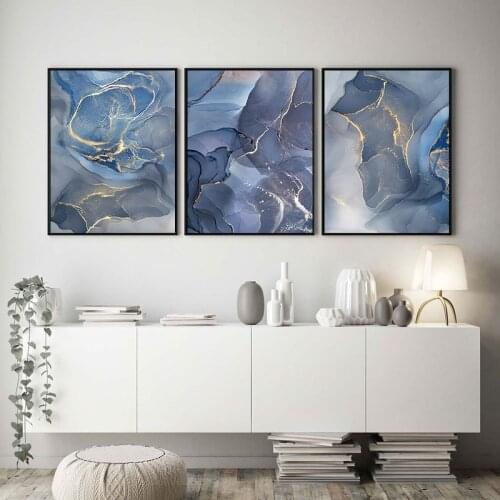 Abstract Luxury Watercolor Marbling Posters Wall Art Print Nordic Decorative Canvas Painting Aisle Office Home Decor Pictures