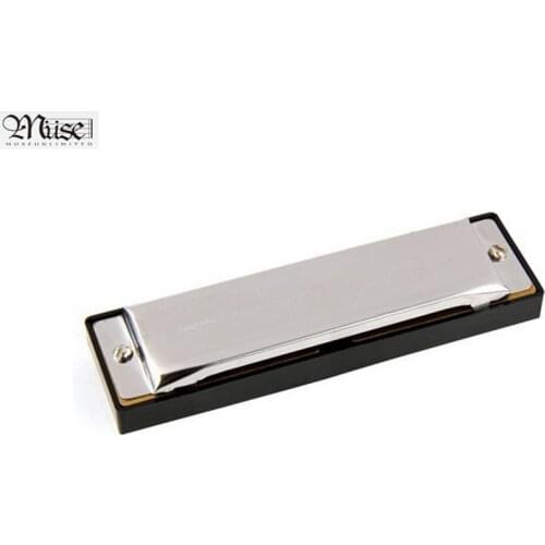 D19 New Silver Swan Harmonica 10 Holes Key of C for Blues Rock Jazz Folk Harmonicas armonica g professionale