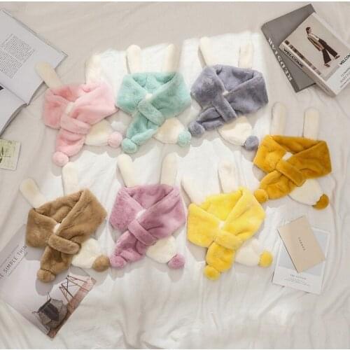 New Baby Childrens Scarf Cute Keep Warm Scarf For Autumn Winter Baby Scarf Boy Girl Neck Scarf Kid Baby Wool Scarf