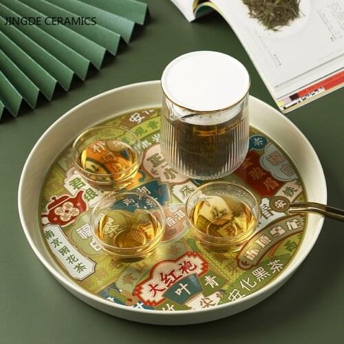 Ceramic plate matte western dishes Nordic black gray household tray rectangular dishes fish plate tea tray free shipping