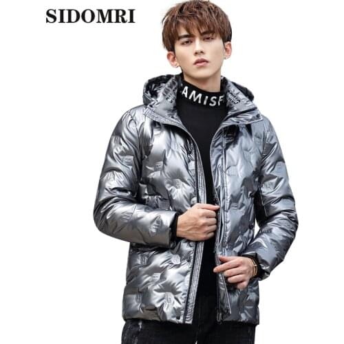 Men Down Jacket 90% White Duck Down Hooded Man High Quality Long Coat Thick Warm Men Down Coats