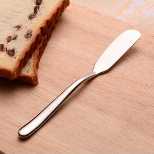 Stainless Utensil Cutlery Butter Knife Cheese Dessert Jam Spreader Breakfast Tool Free Shipping LX4292
