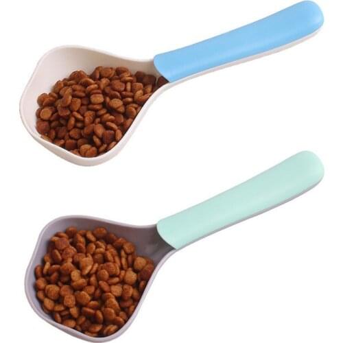 Plastic Cat Food Spoon Portable Pet Cat Feeding Spoon Multifunction Kitten Feed Shovel Pets Supplies