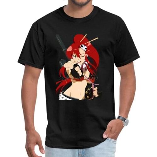 Printing Short Heisenberg Tops & Tees Summer Fall Crewneck Prince Men T-Shirt Gurren Lagann Yoko Littner Printing Tops Shirts