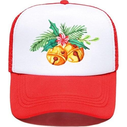 Christmas Adjustable 1PCS Mesh Cap Custom Logo Hat BlacK Red Green Snapback Wholesale White Men Women Simple Casual Wholesale