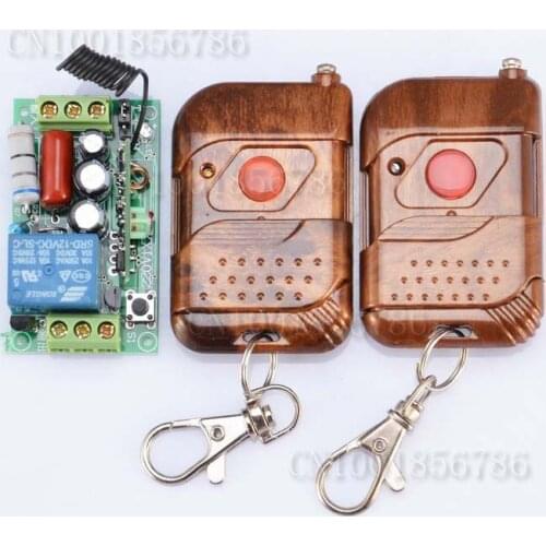 220V 1CH 10A 1000W Remote Light Switch Latched Wireless Remote Control Power Switch Receiver&2Transmitter. FreeShipping