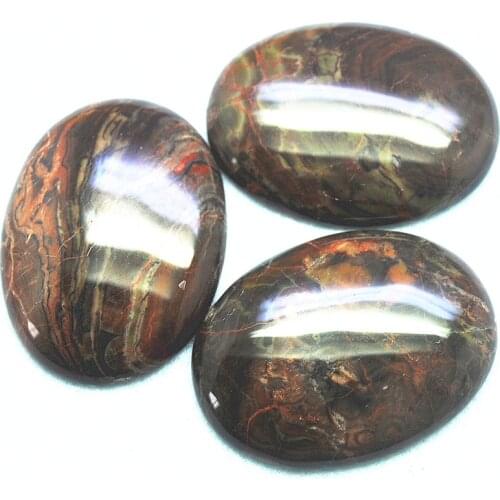 3PCS Nature Brazil Agate Stone Cabochons Oval Shape 22x30MM 51x38MM Loose Beads Jewelry Accessories Free Shipping Craft Findings