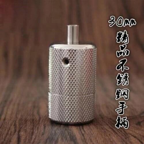 30mm Stainless Steel Self Locking Handle Tattoo Equipment Tattoos Tool Tatoo Grip Machine Part Embroidery Accessories Hot Sale