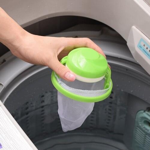 Home Floating Washing Laundry Balls Discs Dirty Fiber Collector Filter Mesh Pouch Washing Machine Filter Clothing Fur Cleaning