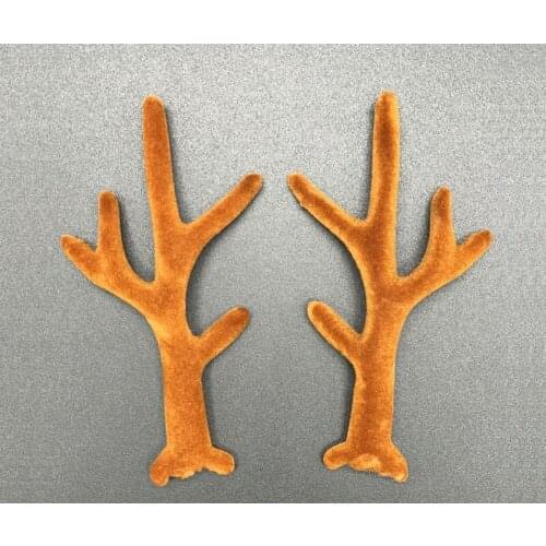 A Pair Simulation Antlers Headwear Headband Artificial Deer Antlers Xmas Decorations Supplies Christmas