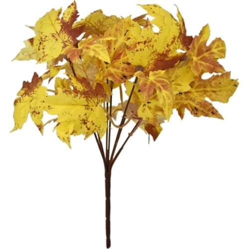 Artificial Shrub Green Ivy Wreath Maple Leaves Home Decor Flowers Leaf Branches In Autumn Thanksgiving Photo Props Decorate
