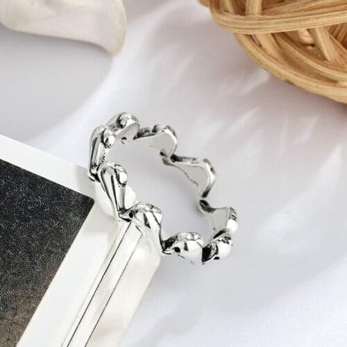 New Fashion Sweet And Cute Little Dolphin 925 Sterling Silver Jewelry Personality Ocean Shark Opening Rings