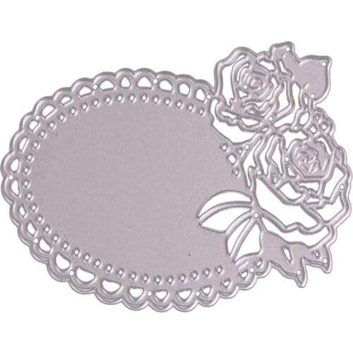 The Round Rose Metal Cutting Dies Stencil DIY Scrapbooking Embossing Paper Card