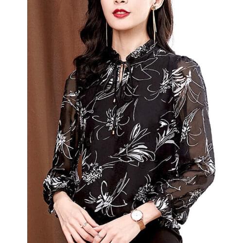 Блузки с принтом LAHQLYWN China At AliExpress