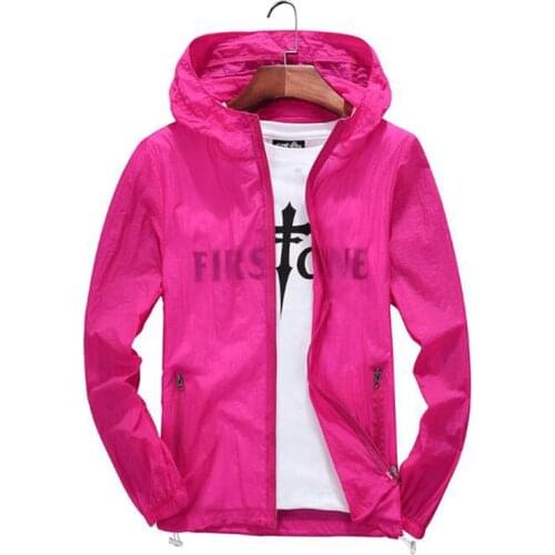 Men Women Summer Sun Protective Jacket Protection Cloth Quick Dry Windbreaker Skin Couple coat plus size S-4XL