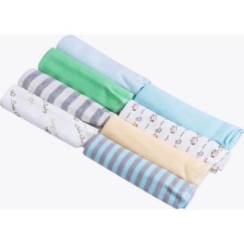 8Pcs Baby Infant Newborn Soft Bath Towel Washcloth Bathing Feeding Wipe Cloth(Random Color)