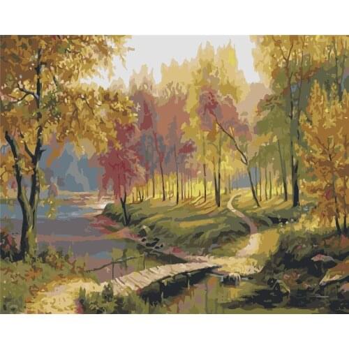 Xenon 40x50cm Diy Oil Painting By Numbers Animal Picture By Numbers On Canvas Flower Home Decor Unique Gift