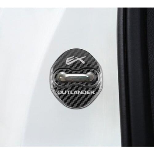 Door Lock Decoration Rust Protection Stainless Steel Cover for Mitsubishi Outlander Lancer EVO pajero accessories car styling
