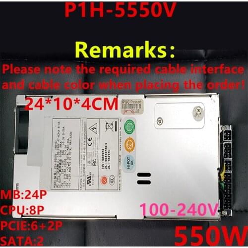 Almost New PSU For Zippy Emacs 1U L1 550W Power Supply P1H-5550V